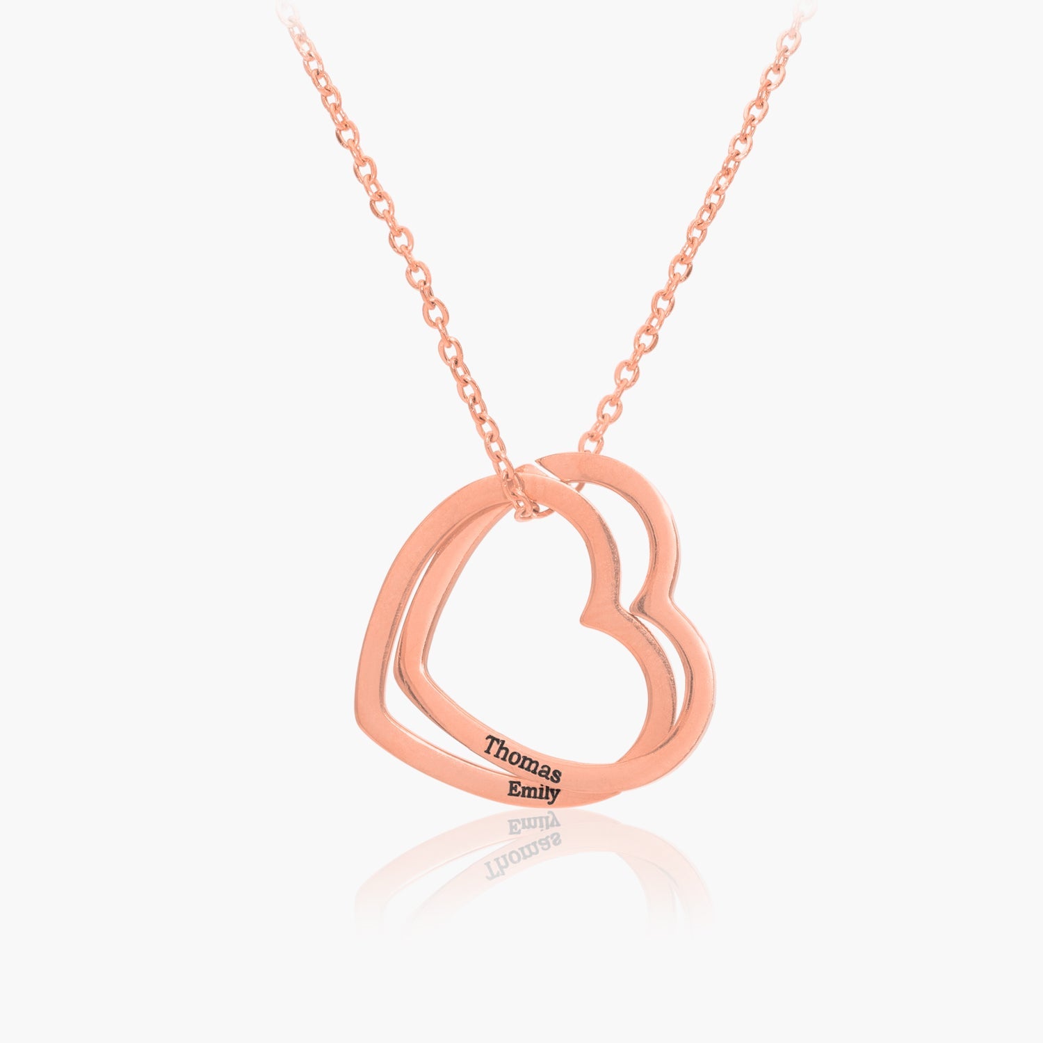 Pendentif Prénom Coeurs Entrelacés - 1 à 5 Prénoms Chris