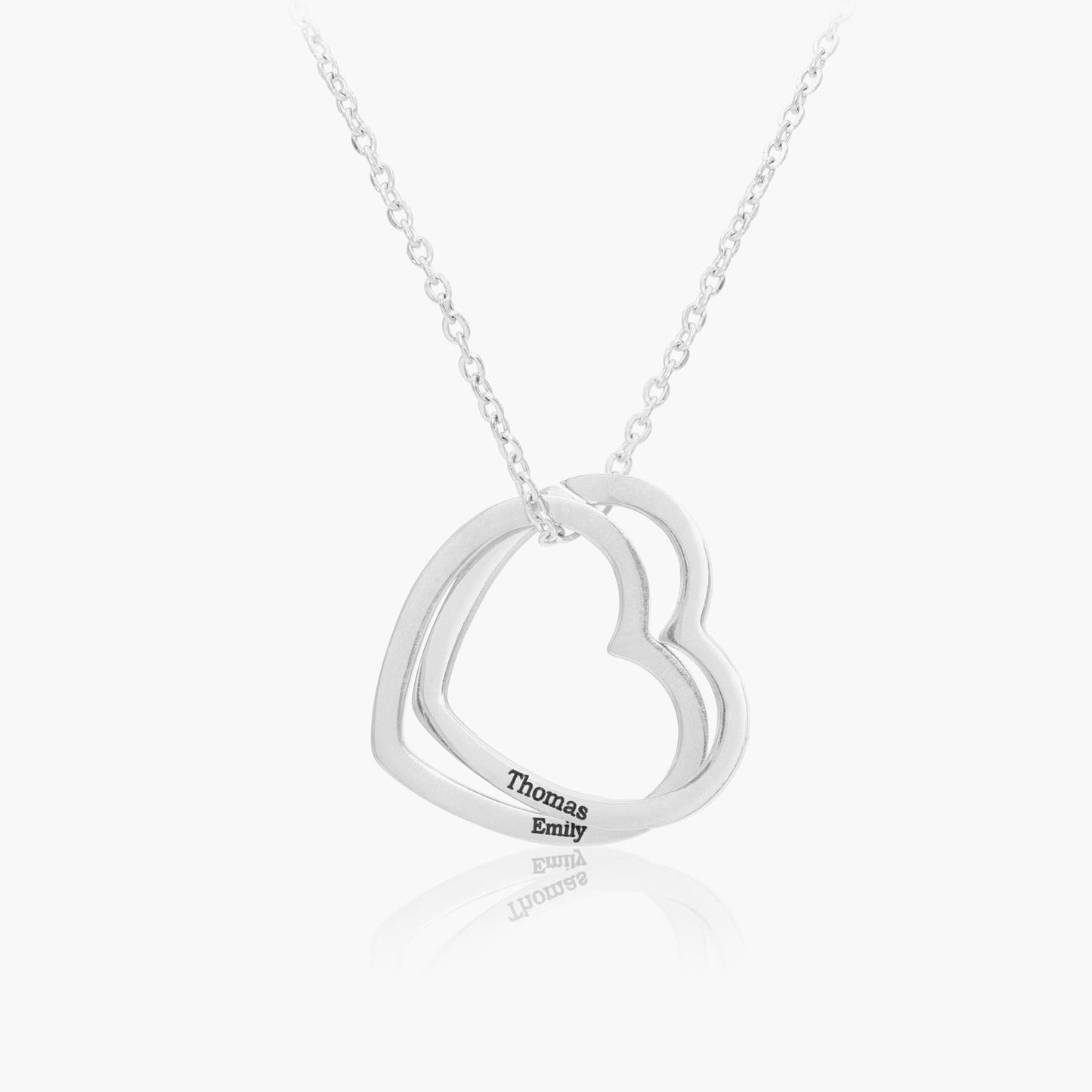 Pendentif Prénom Coeurs Entrelacés - 1 à 5 Prénoms Chris