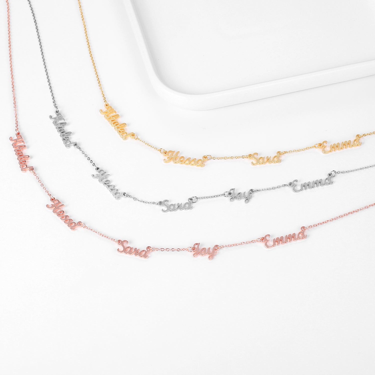 Collier Multi-Prénoms Personnalisé Chris