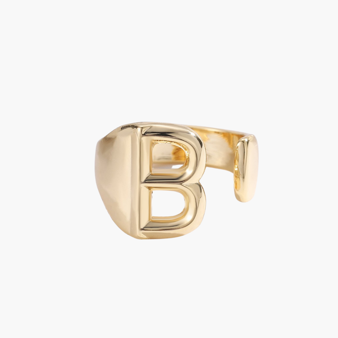 Bague Initiale Majuscule Chris