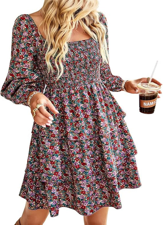 Madison Long-Sleeve Spring Dress Kaelbevy