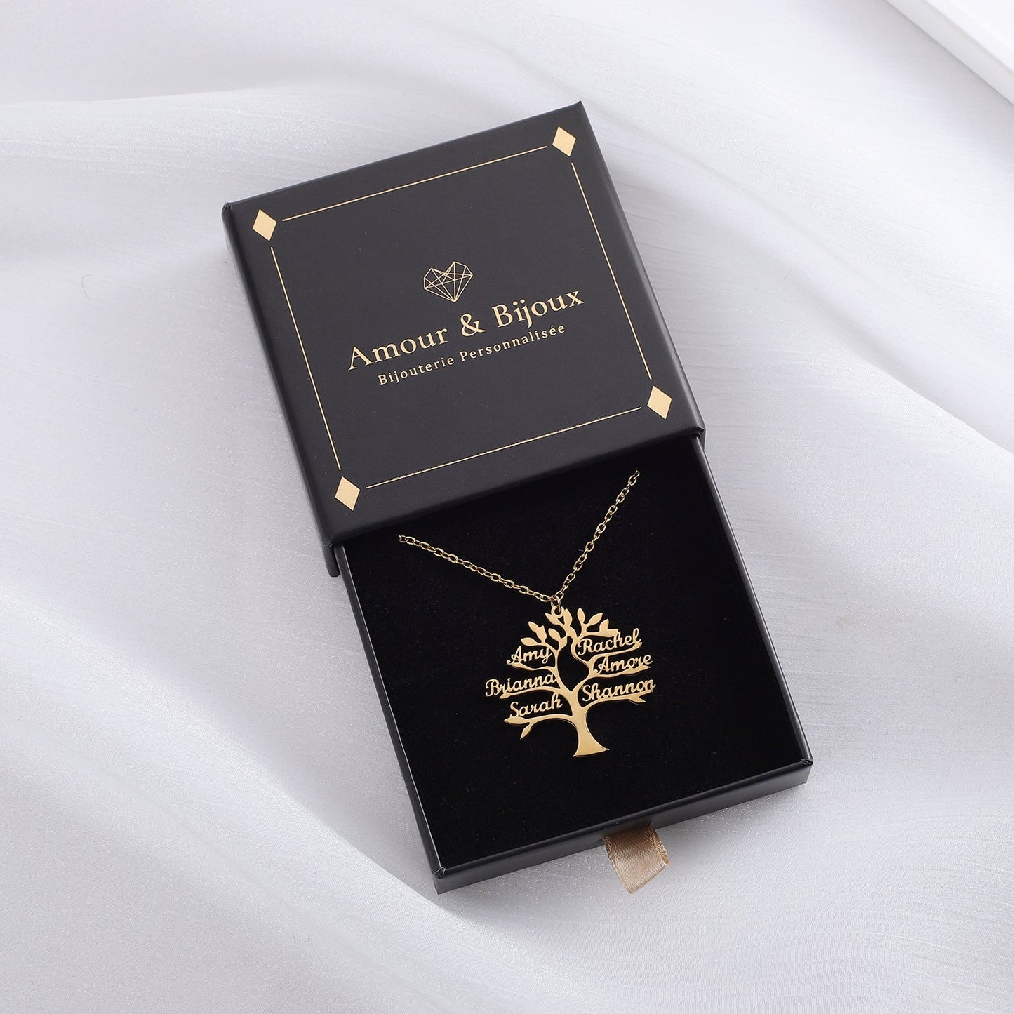 Pendentif Arbre de Vie - 1 à 6 Prénoms Chris