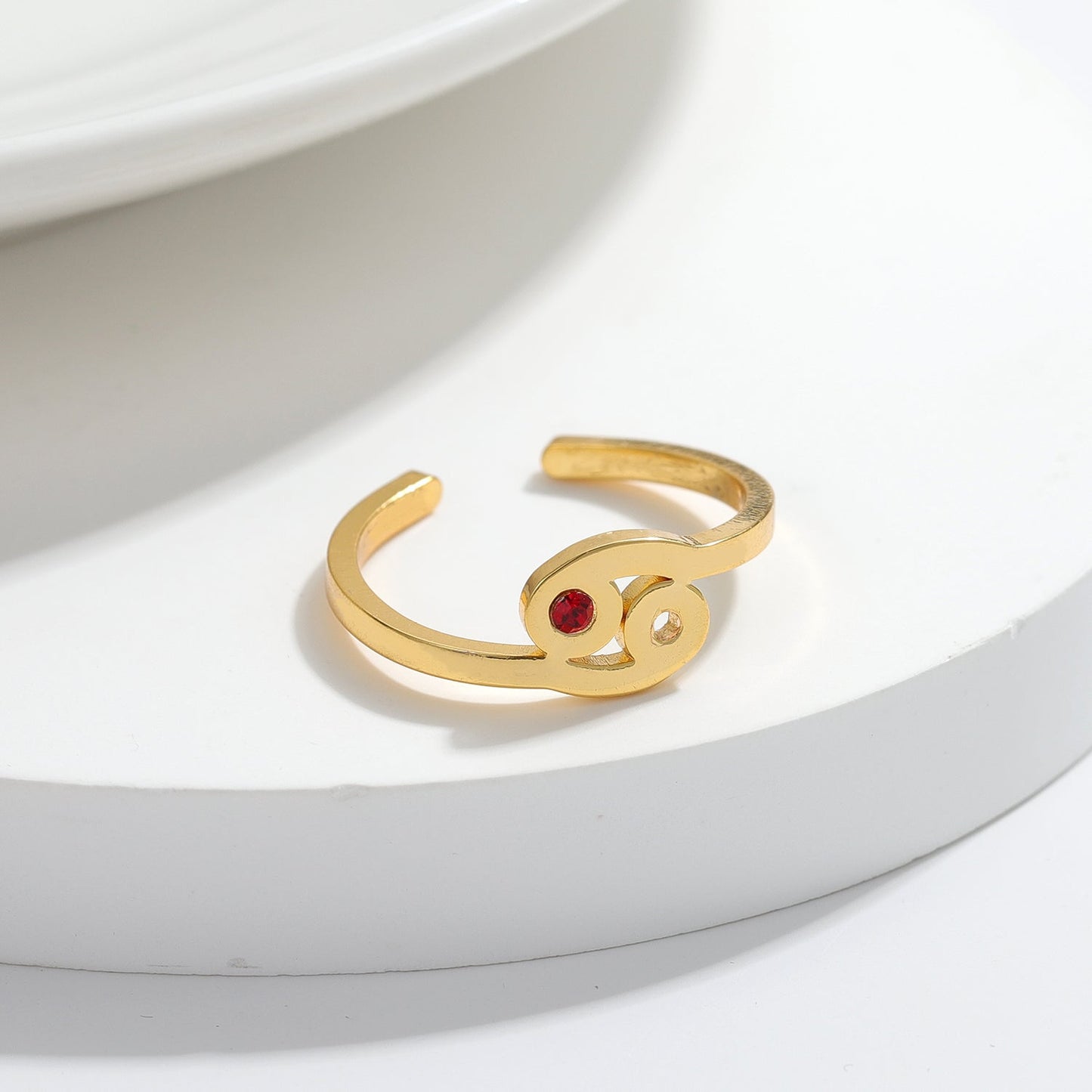 Bague Signe du Zodiaque Pierre de Naissance Chris