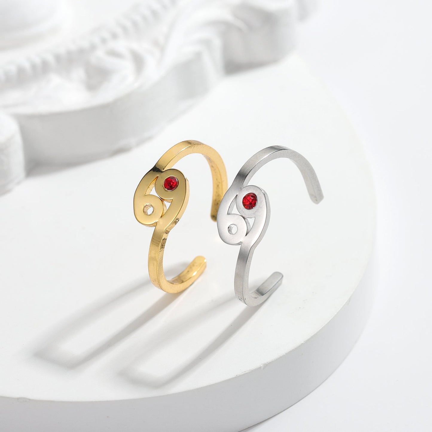 Bague Signe du Zodiaque Pierre de Naissance Chris