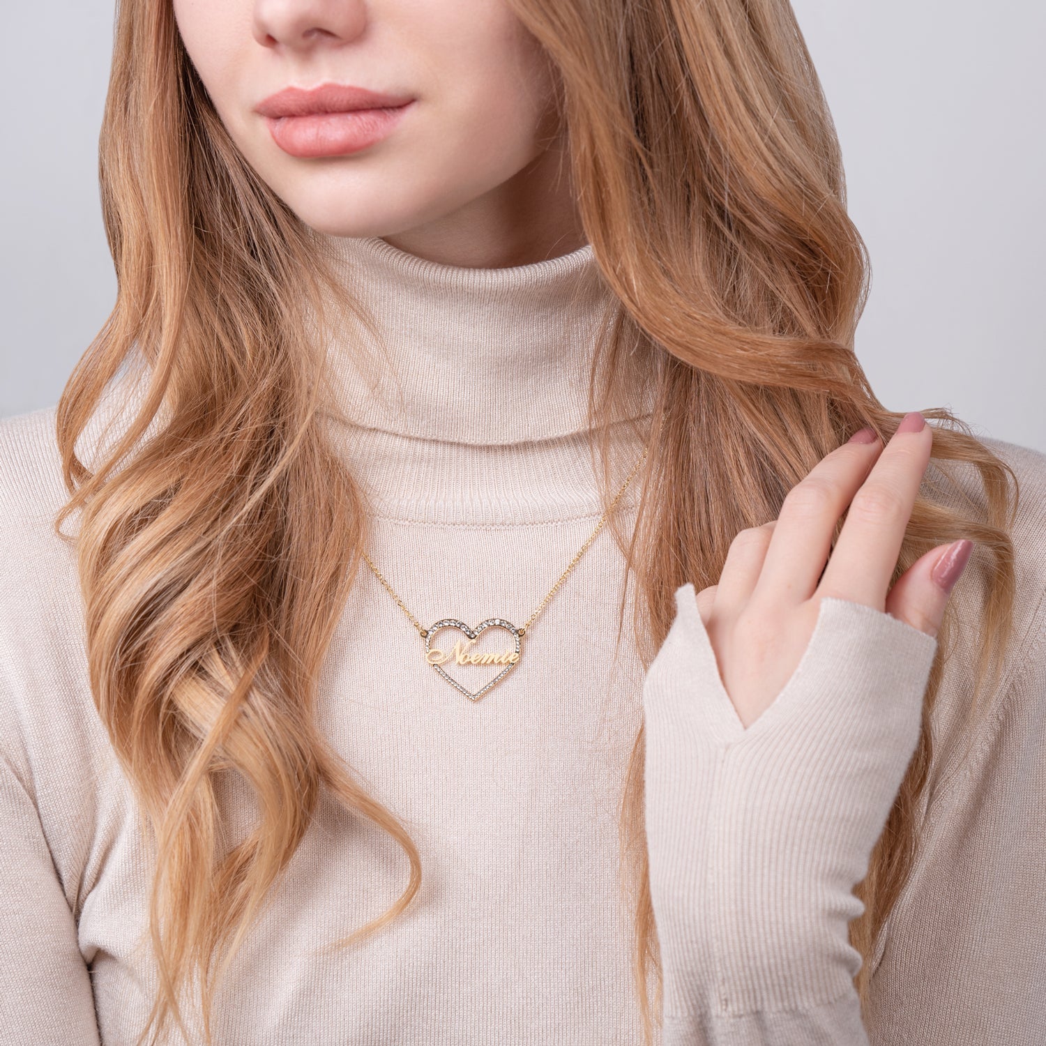 Collier Coeur Prénom Etincelant Chris