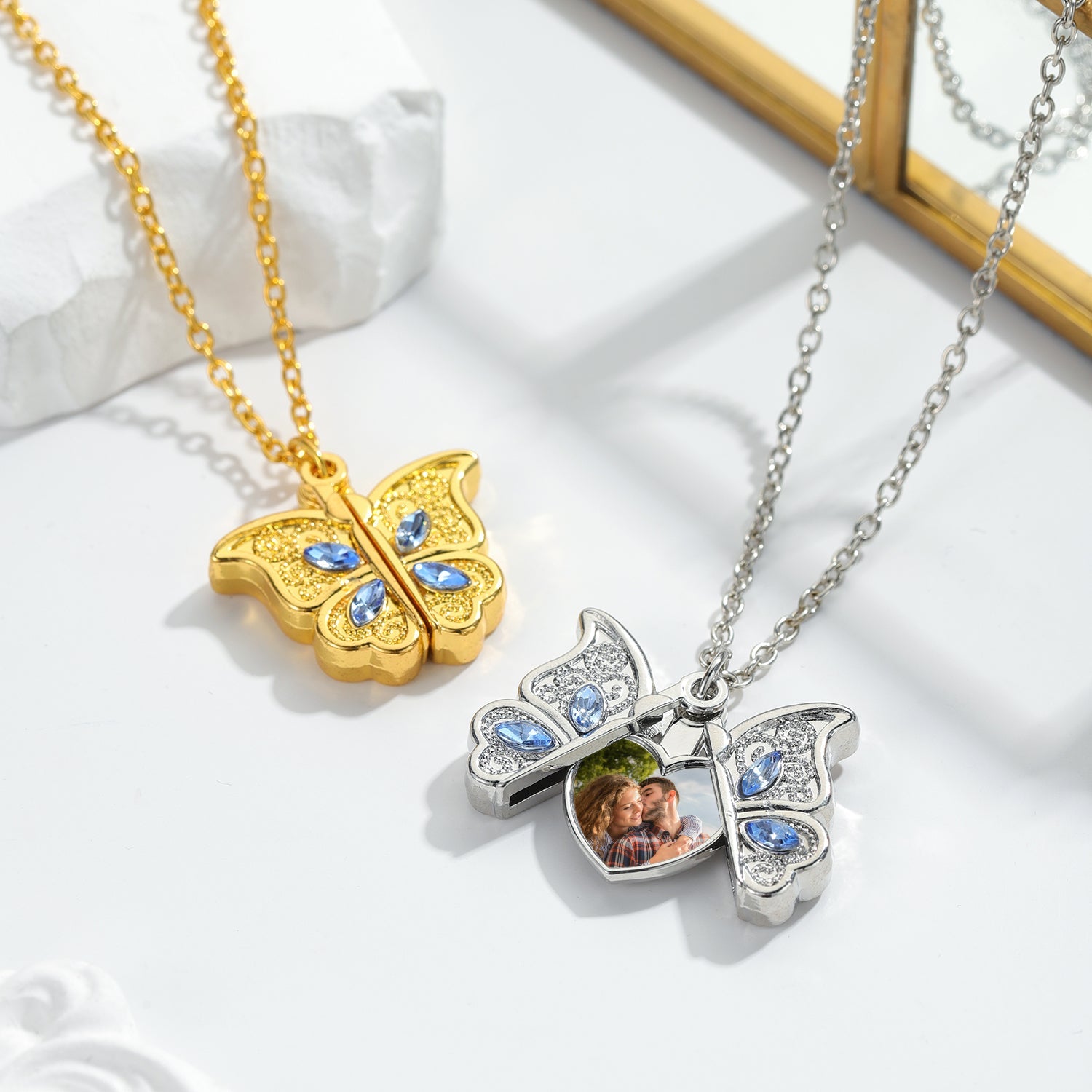 Collier Photo Papillon Chris