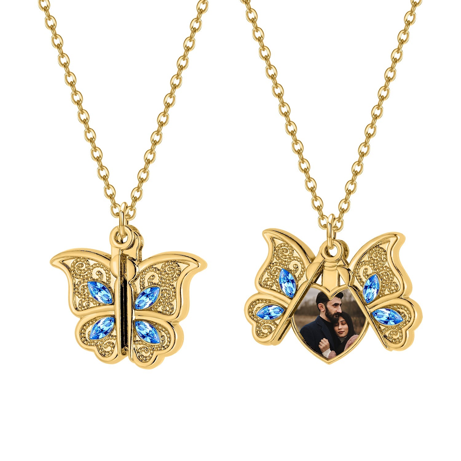 Collier Photo Papillon Chris