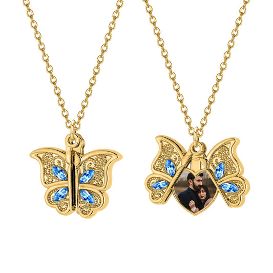 Collier Photo Papillon Chris