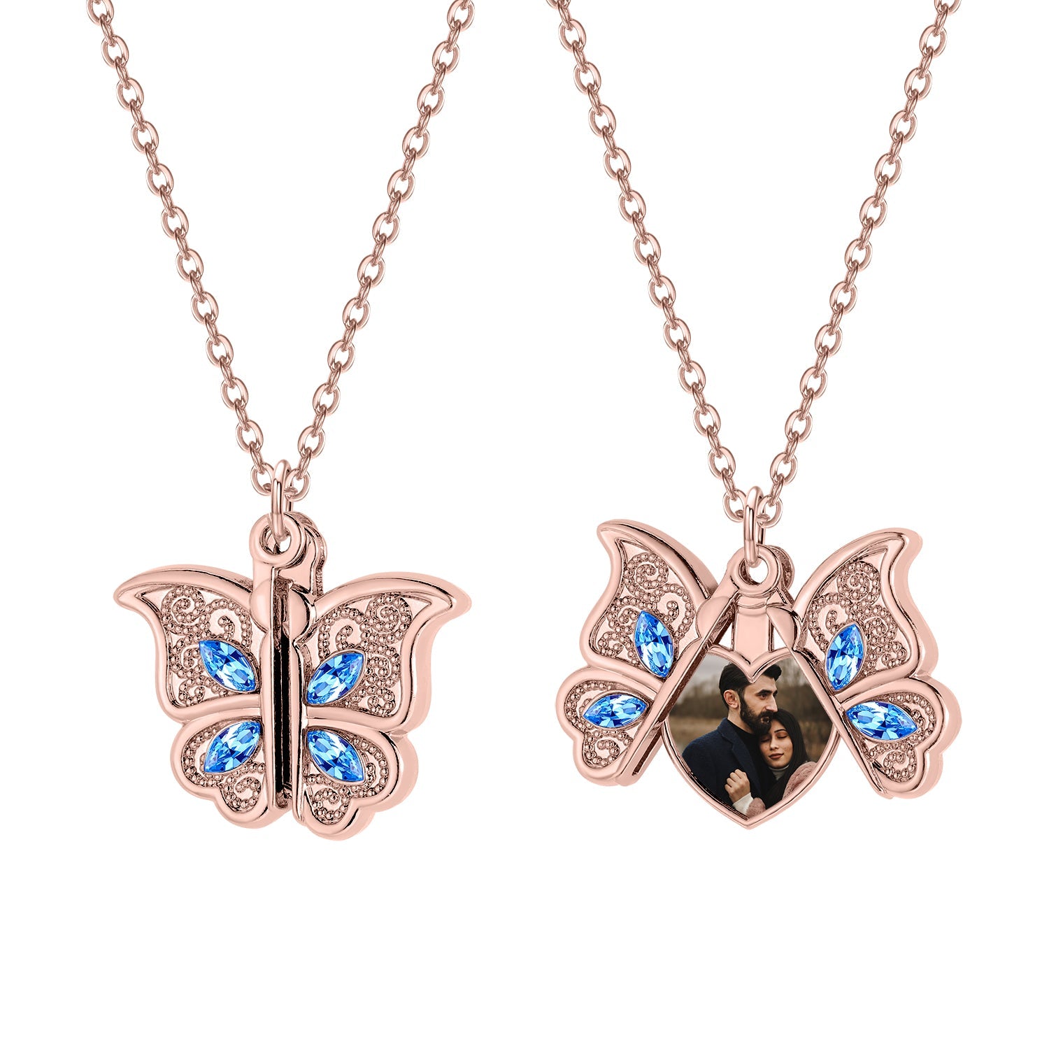 Collier Photo Papillon Chris