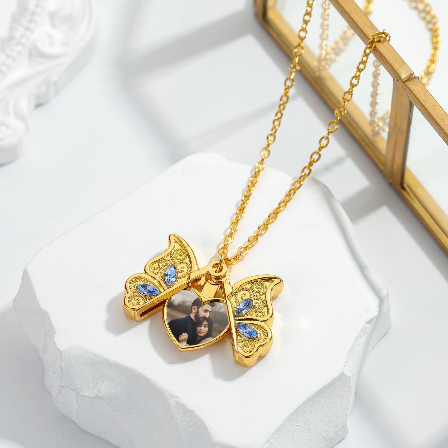 Collier Photo Papillon Chris