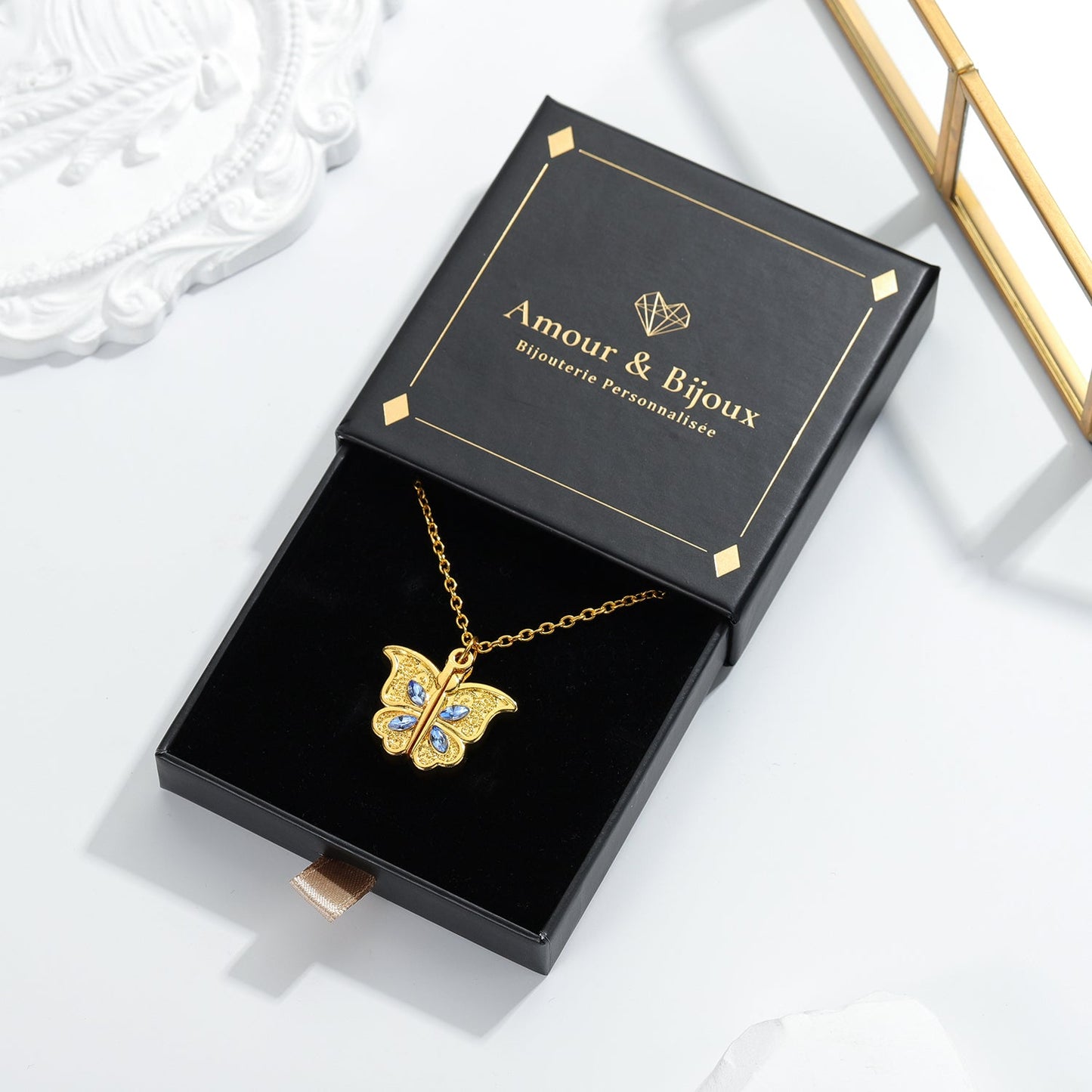 Collier Photo Papillon Chris