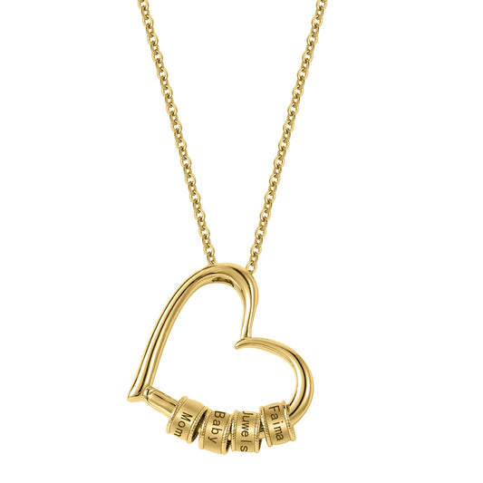 Collier Coeur Breloques Personnalisées Chris