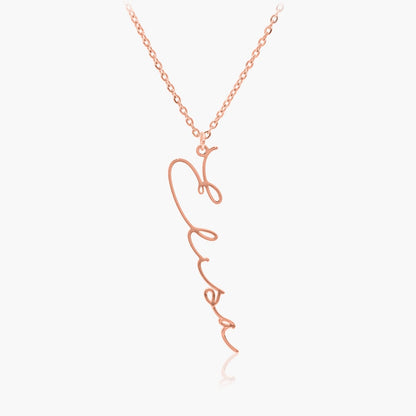 Collier Prénom Vertical Personnalisé Chris