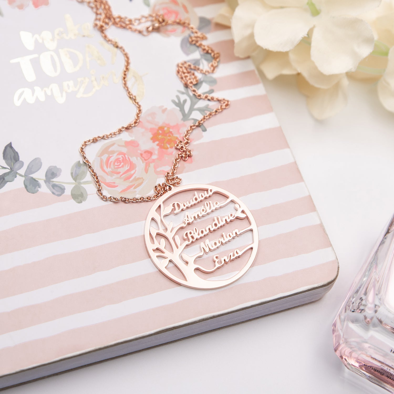 Pendentif Arbre De Vie Prénom - 1 à 5 Prénoms Chris