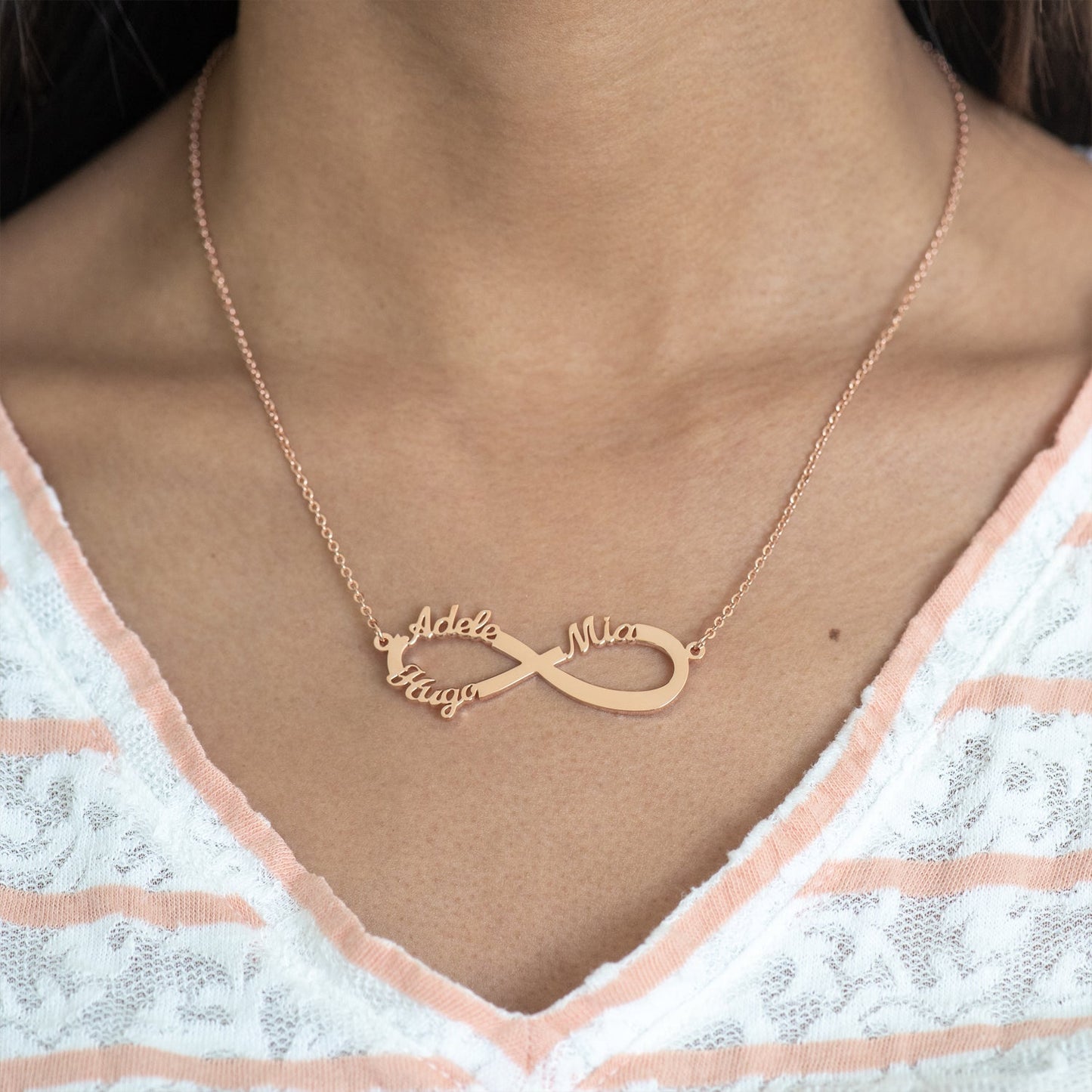 Collier Infini Prénom - 1-4 prénoms Chris