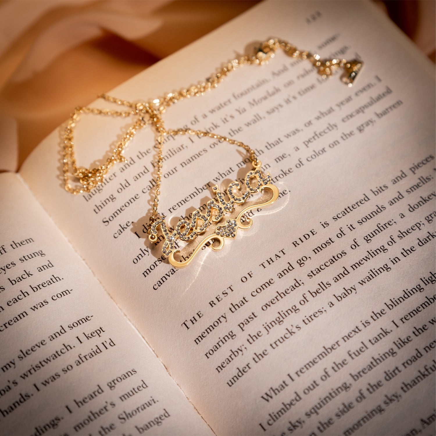 Collier Prénom Amour Scintillant avec Strass Chris