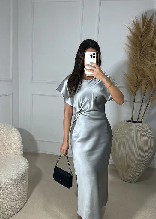 Robe “Onaiza” argent My Store