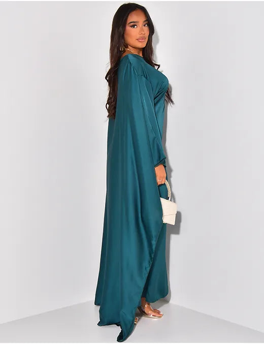 Robe “Sarah” satinée nouée à la taille My Store