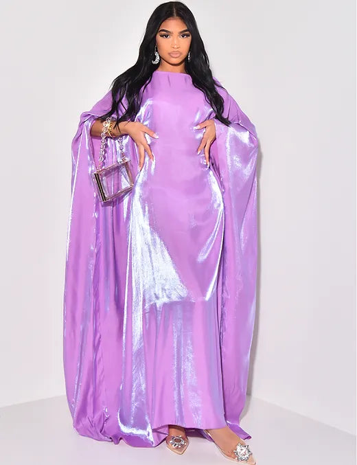 Robe “Imane” mauve My Store