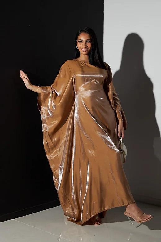 Robe “Imane” camel My Store