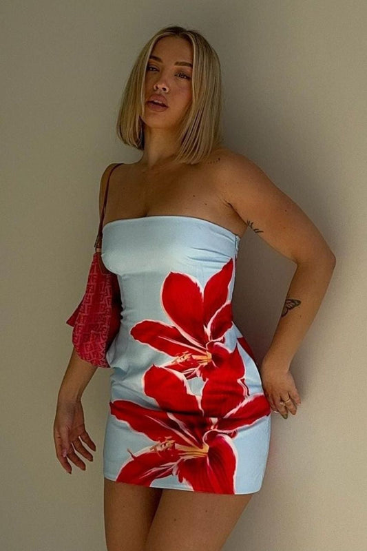 Robe “Mélina” bleu Acces’ by Liliha