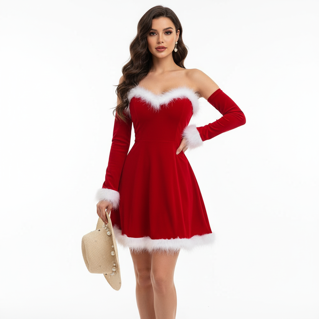 Sexy Red Christmas Dress for Women: 2024 Holiday Trend 