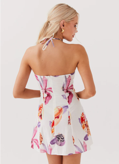 Haven Linen Mini Dress Kaelbevy