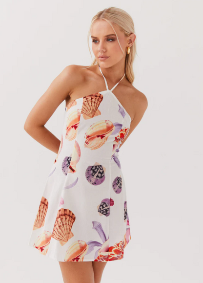 Haven Linen Mini Dress Kaelbevy