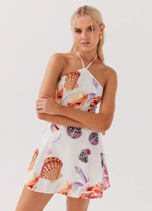 Haven Linen Mini Dress Kaelbevy