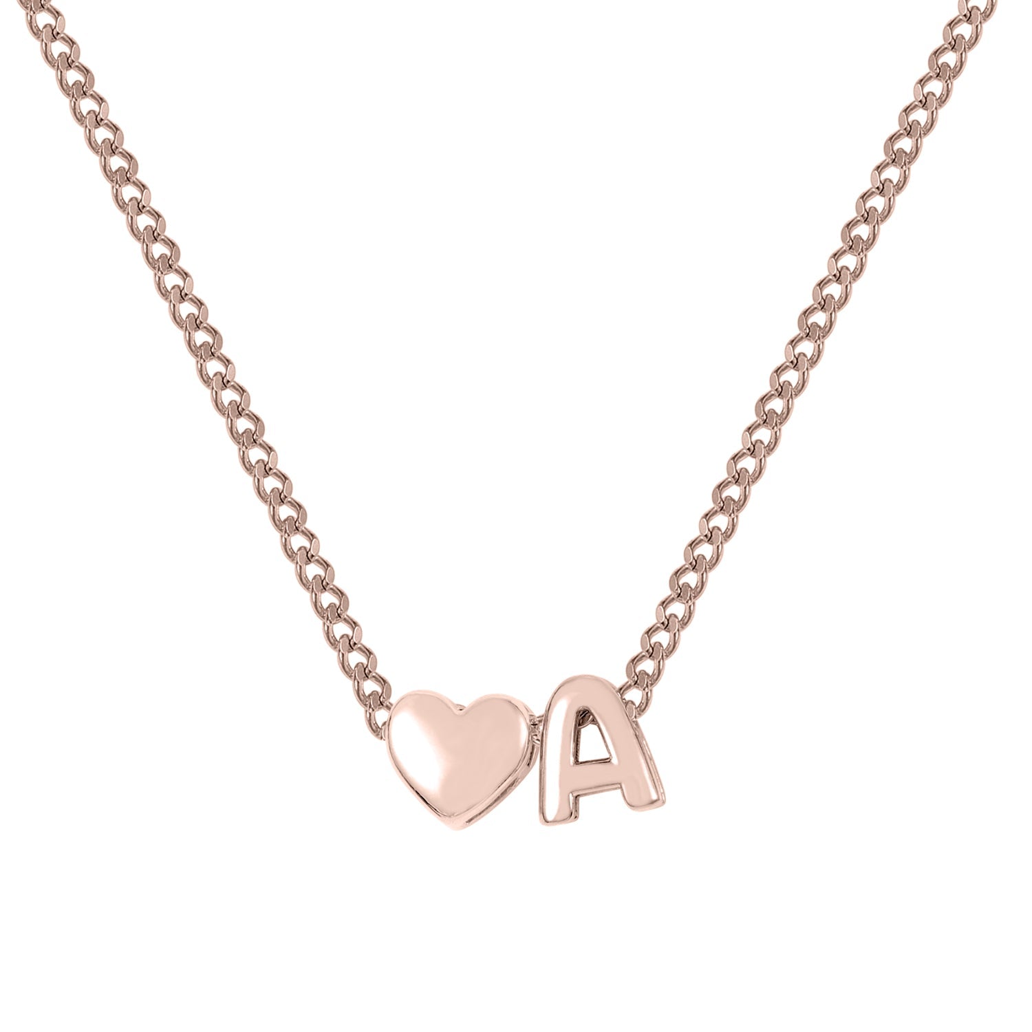 Collier Initiale Coeur Amour & Bijoux