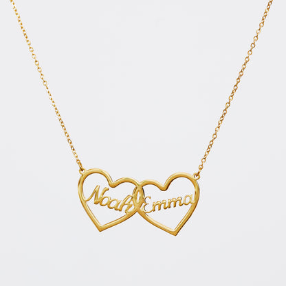 Collier Prénom Cœurs Entrelacés Chris