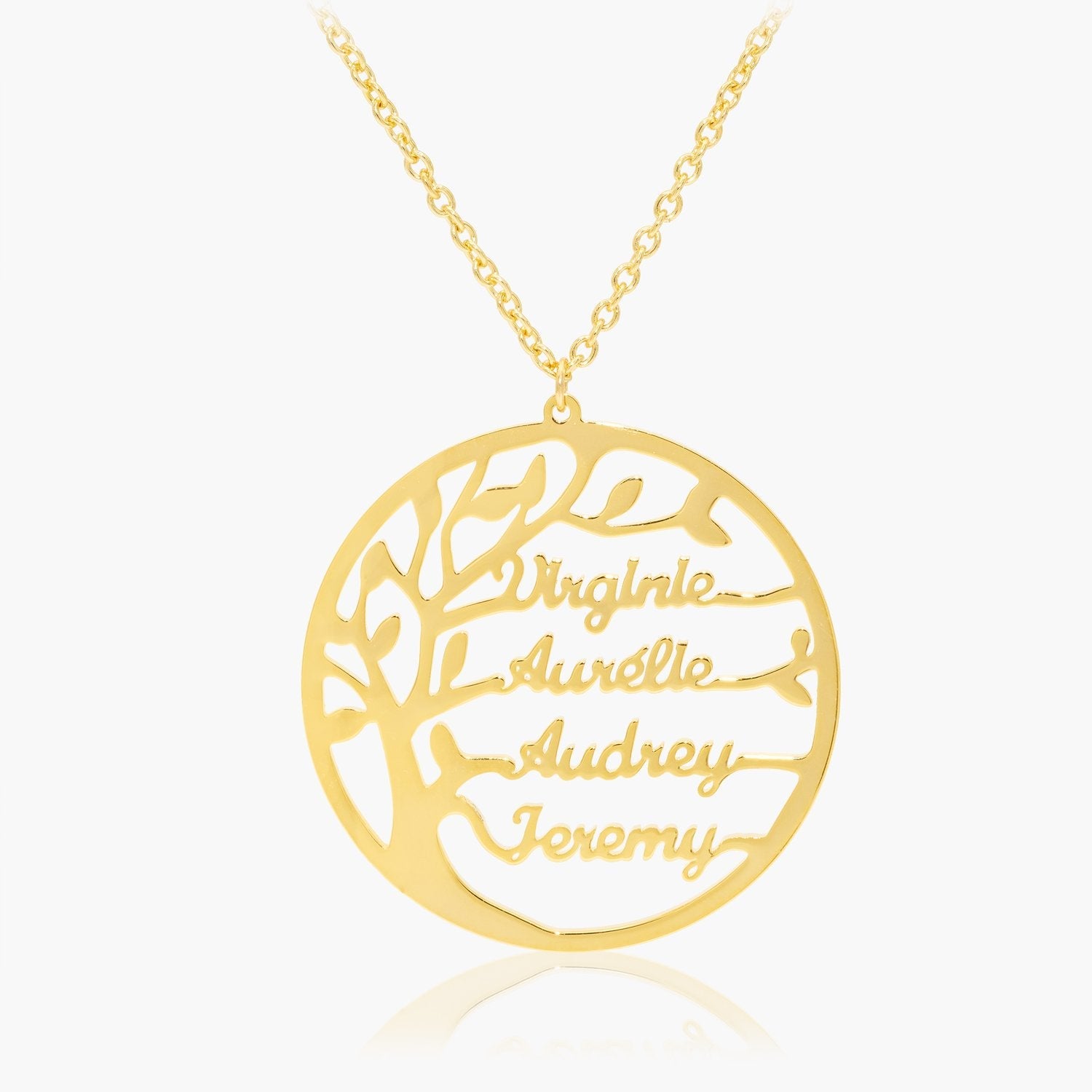 Pendentif Arbre De Vie Prénom - 1 à 5 Prénoms Chris