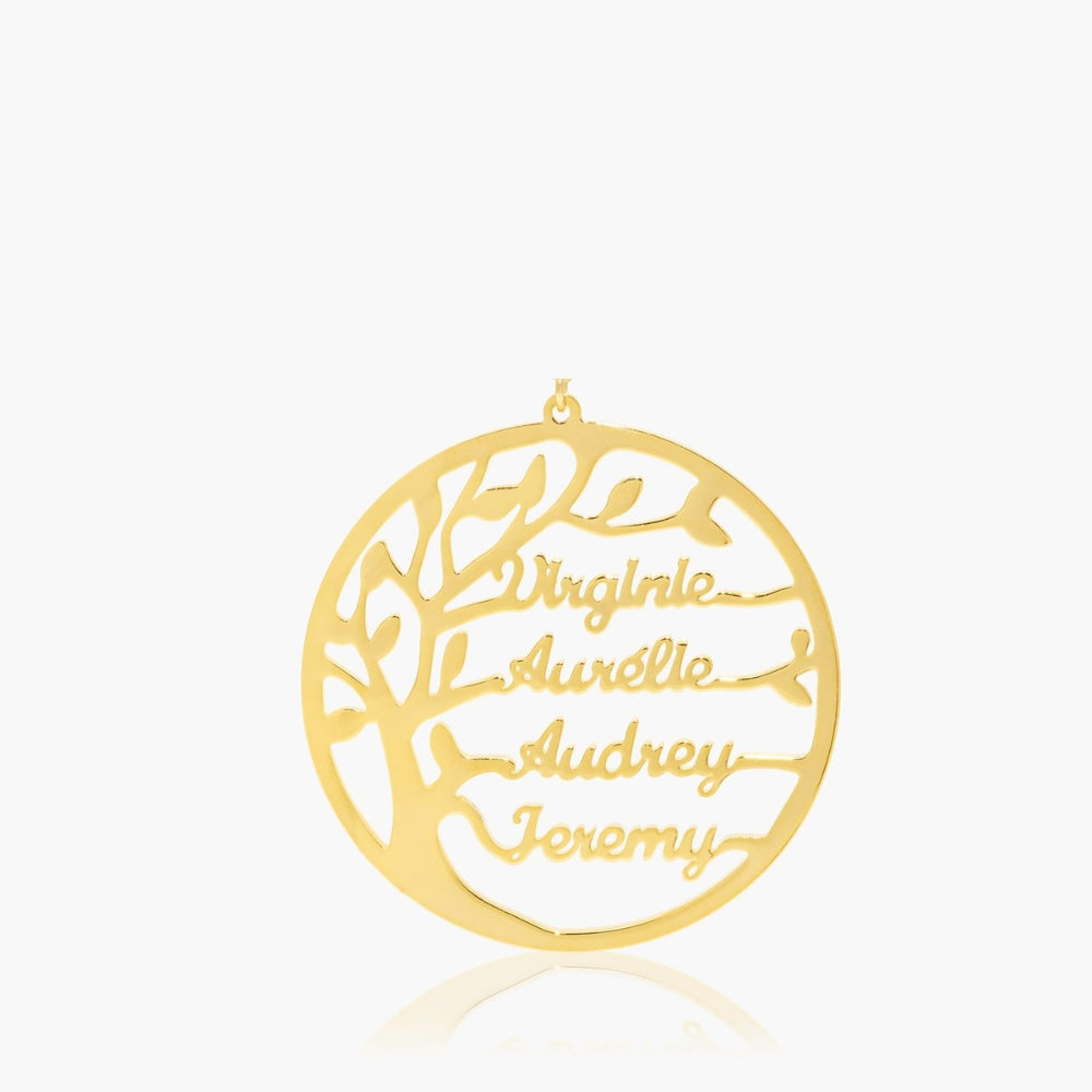 Pendentif Arbre De Vie Prénom - 1 à 5 Prénoms (Sans Chaîne) Chris