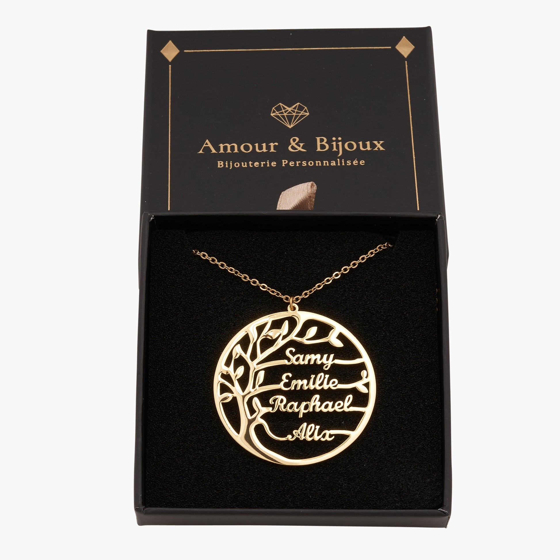 Pendentif Arbre De Vie Prénom - 1 à 5 Prénoms Chris