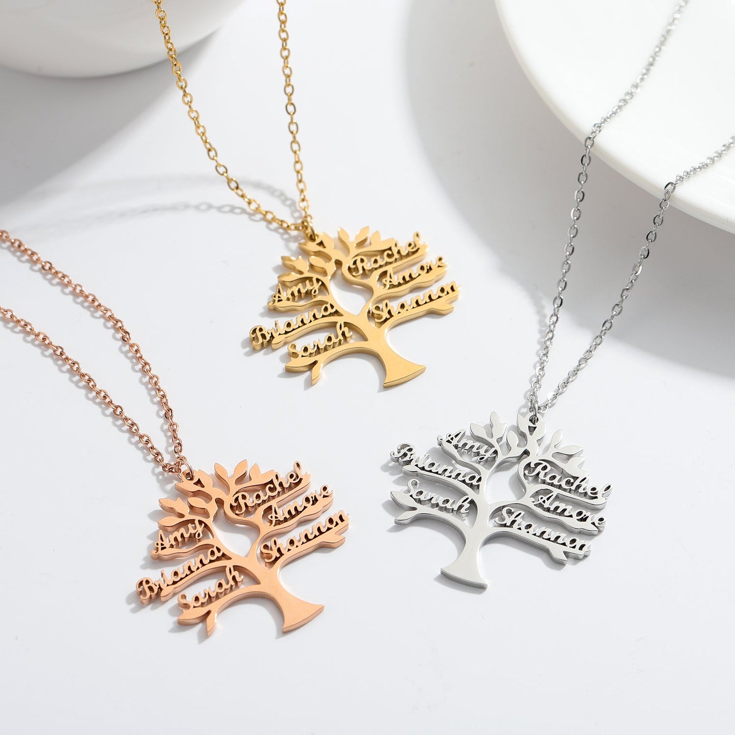 Pendentif Arbre de Vie - 1 à 6 Prénoms Chris