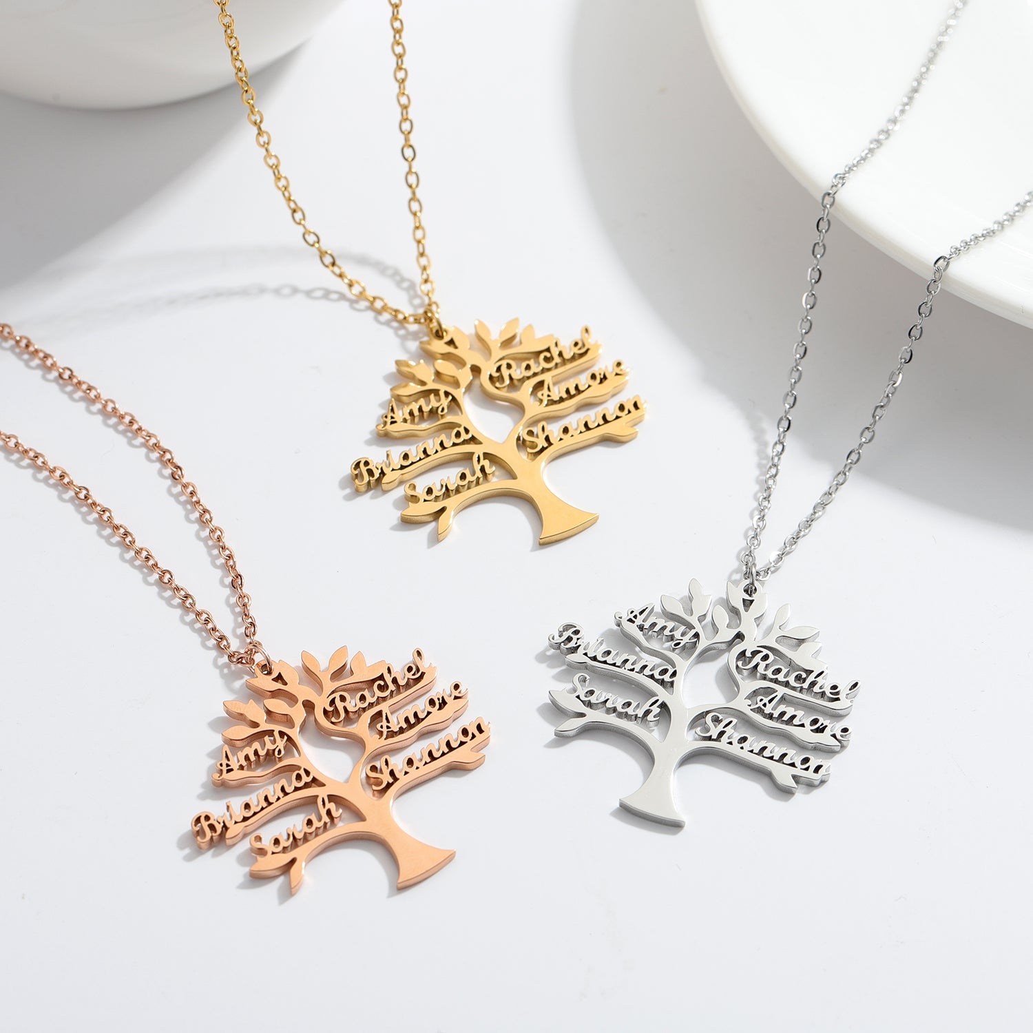Pendentif Arbre de Vie - 1 à 6 Prénoms Chris