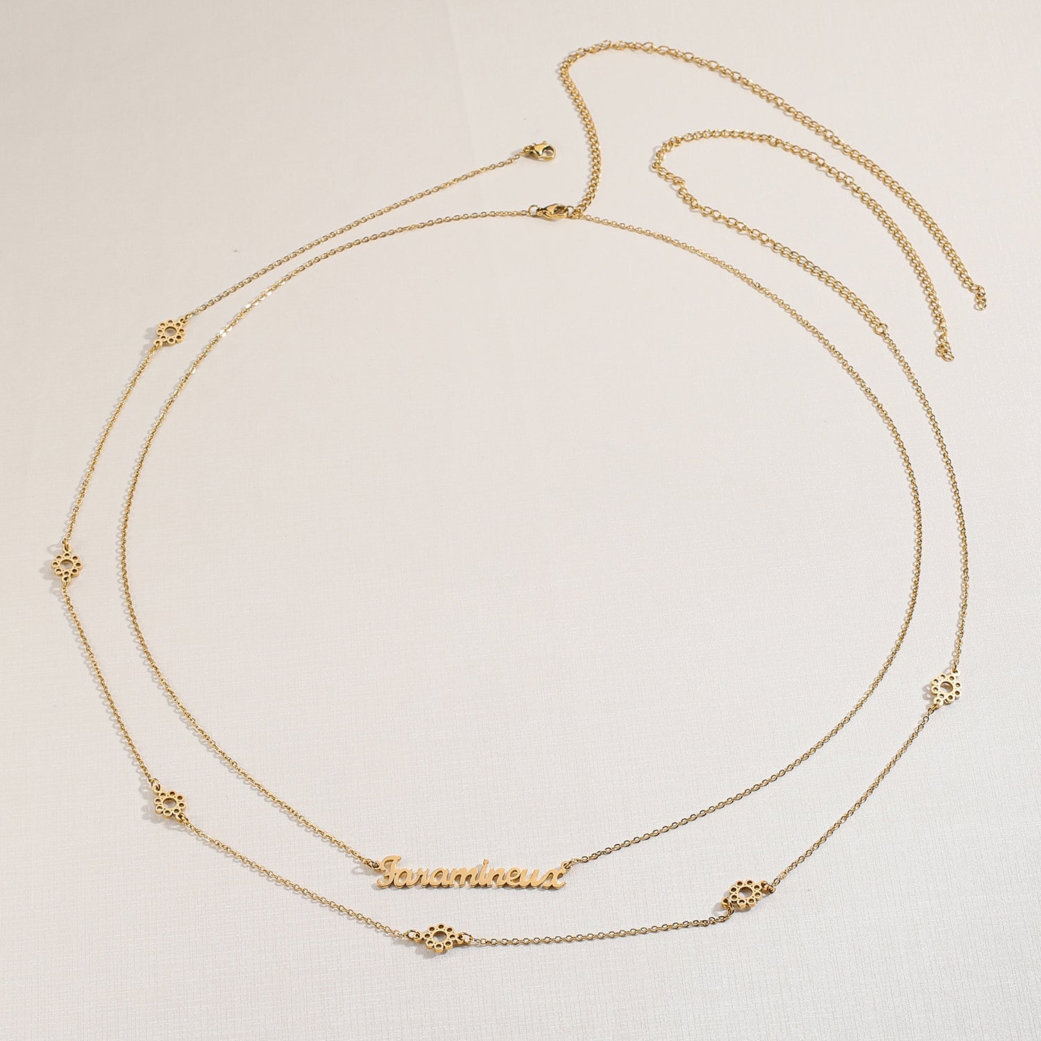 Chaine de Taille Prénom Amour & Bijoux