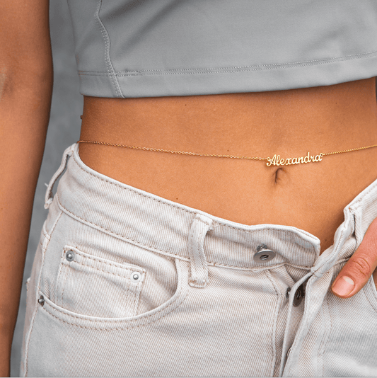 Chaine de Taille Prénom Amour & Bijoux