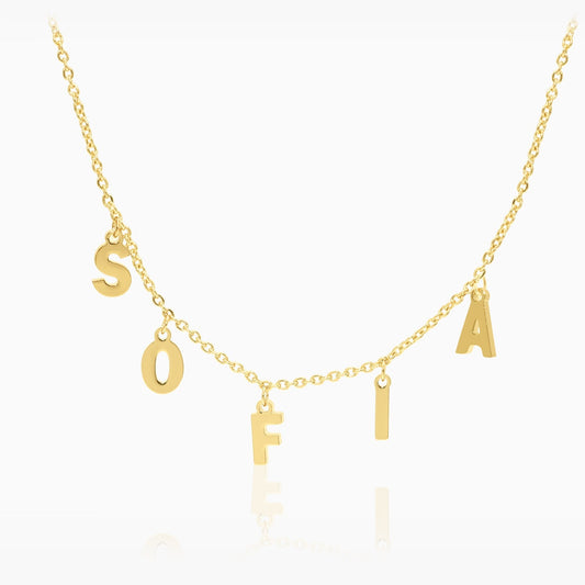 Collier Prénom Personnalisé - 1 à 10 Initiales Chris