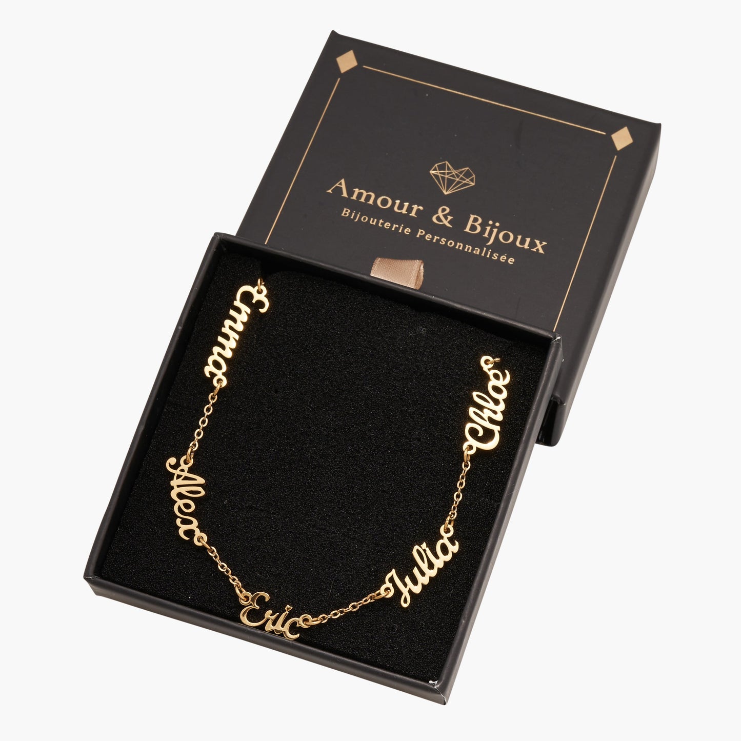 Collier Multi-Prénoms Personnalisé Chris