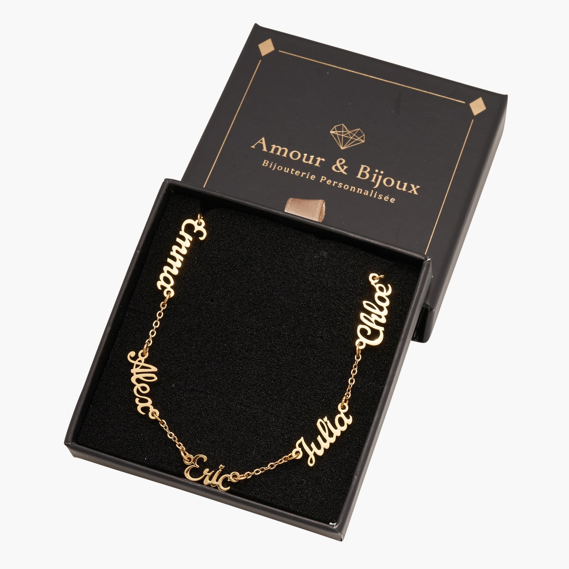 Collier Multi-Prénoms Personnalisé Chris