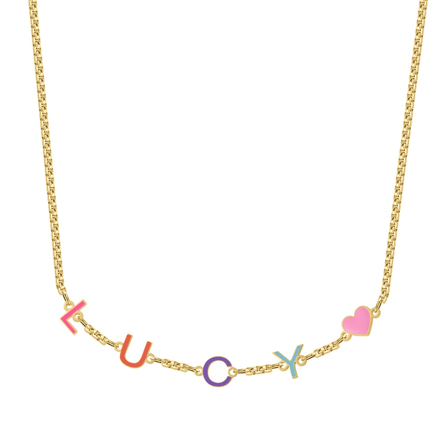 Collier Prénom Initiales Multicolore Chris