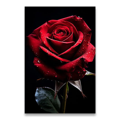 Créez Votre Œuvre d'Art Personnalisée : Toile Rose Unique - Ozeroz