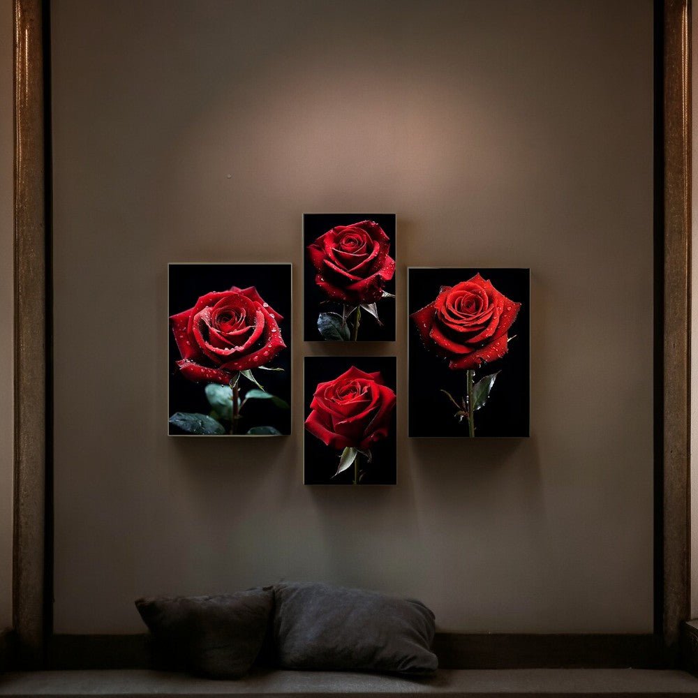 Créez Votre Œuvre d'Art Personnalisée : Toile Rose Unique - Ozeroz