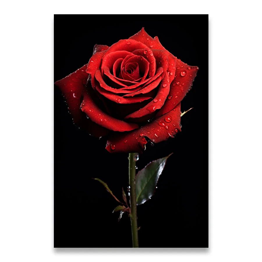 Créez Votre Œuvre d'Art Personnalisée : Toile Rose Unique - Ozeroz