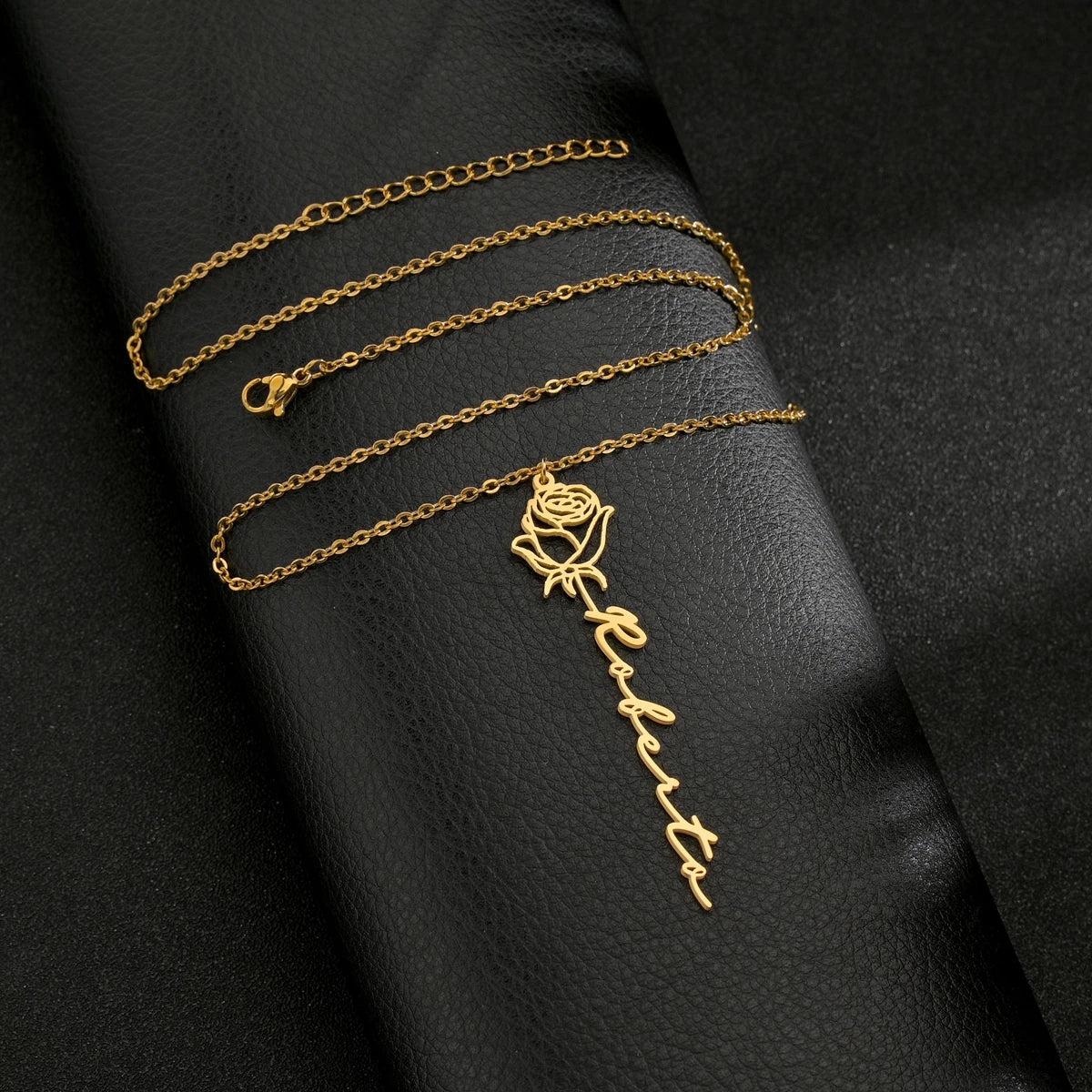 Collier personnalisé Rose Embrace Ozeroz