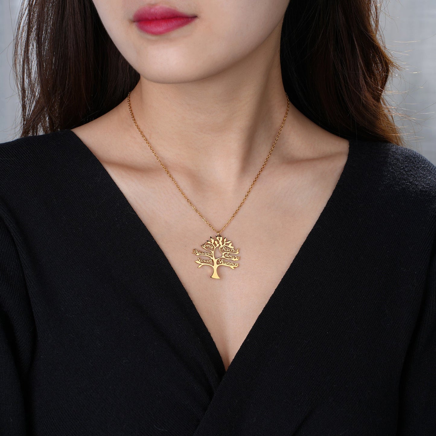 Pendentif Arbre de Vie - 1 à 6 Prénoms Chris