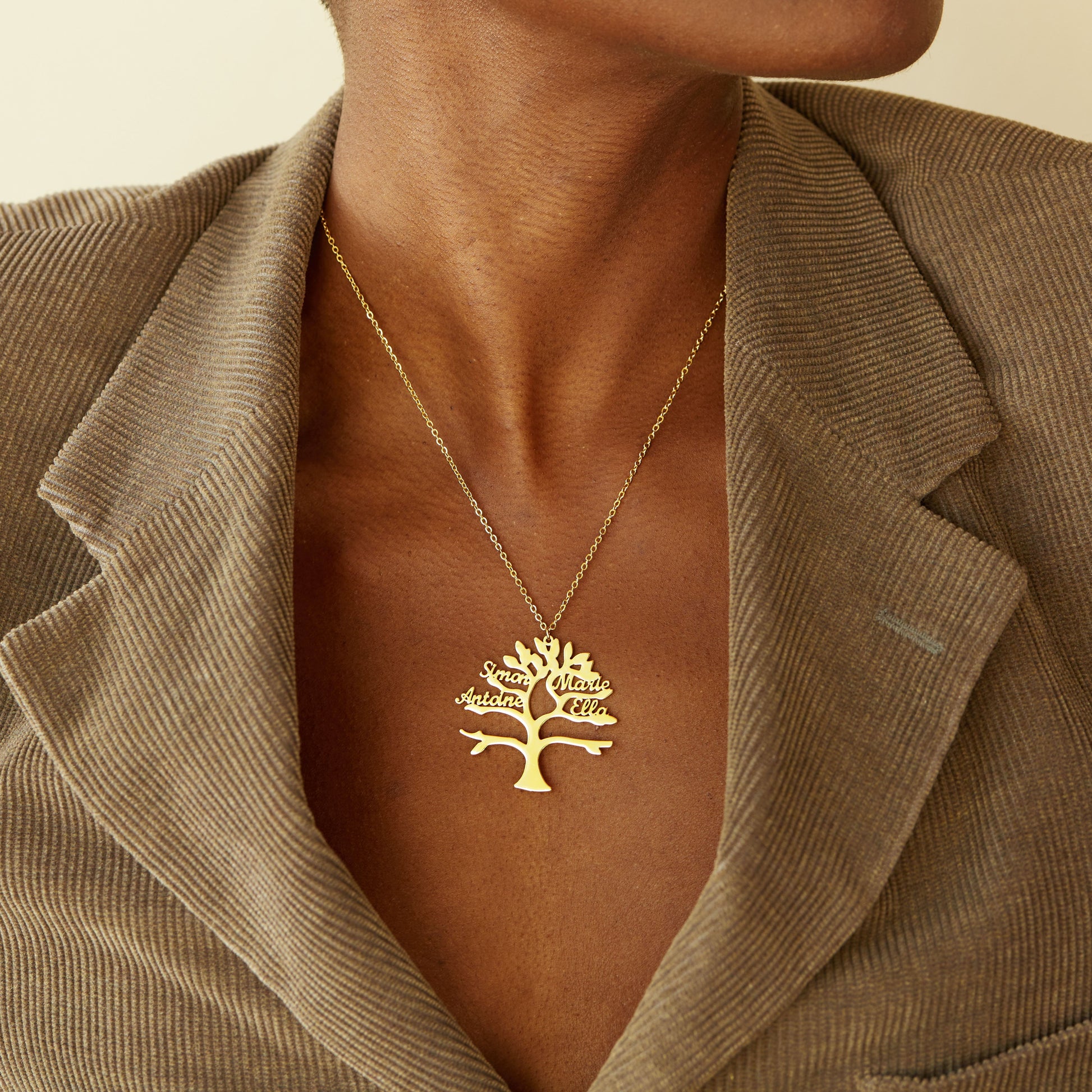 Pendentif Arbre de Vie - 1 à 6 Prénoms Chris